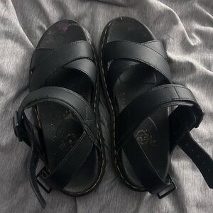 Black Strappy Sandals